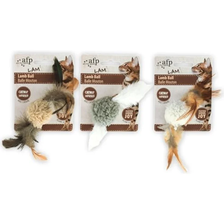 AFP Lam Cat Juguete Bola 5 cm, Tierspielzeug für Katzen, robustes Material – Bild 1