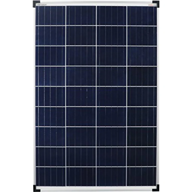 EnjoySolar Eco Line ES100P36, polykristallines Solarmodul 100W 12V mit 158,75 mm PERC-Zellen, TÜV-zertifiziert, inklusive 90cm Solarkabel mit MC4 Stecker, 0% MwSt. – Bild 1