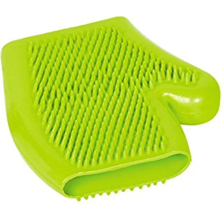 Nobby Massagehandschuh Vollgummi grün