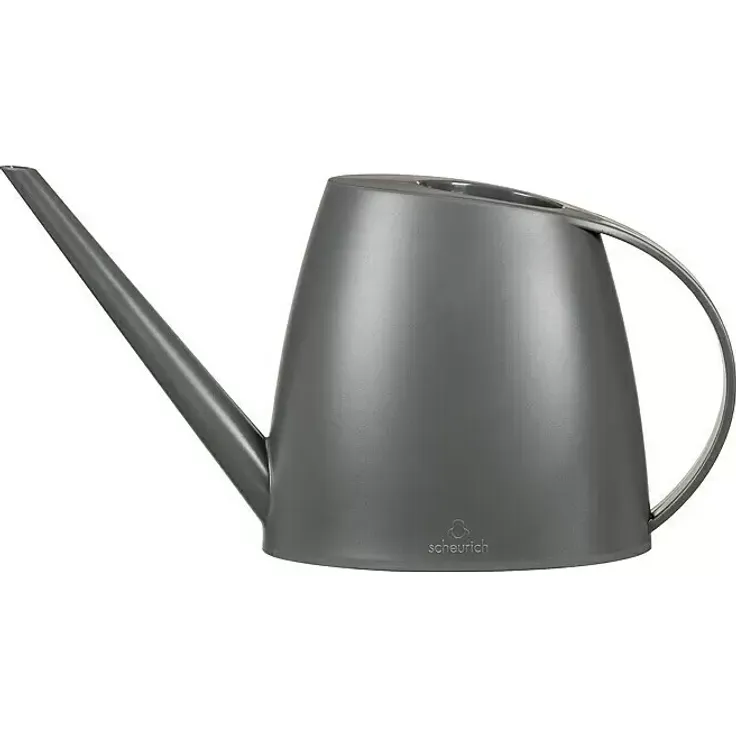 Scheurich Gießkanne Lilly, Matt Anthracite, 1,5 l, tropfenfreies Gießen mit ergonomischem Griff