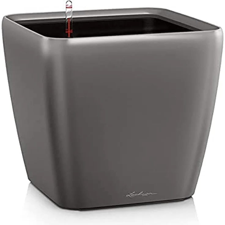 LECHUZA QUADRO Premium LS 50 anthrazit metallic 16283 – Bild 1