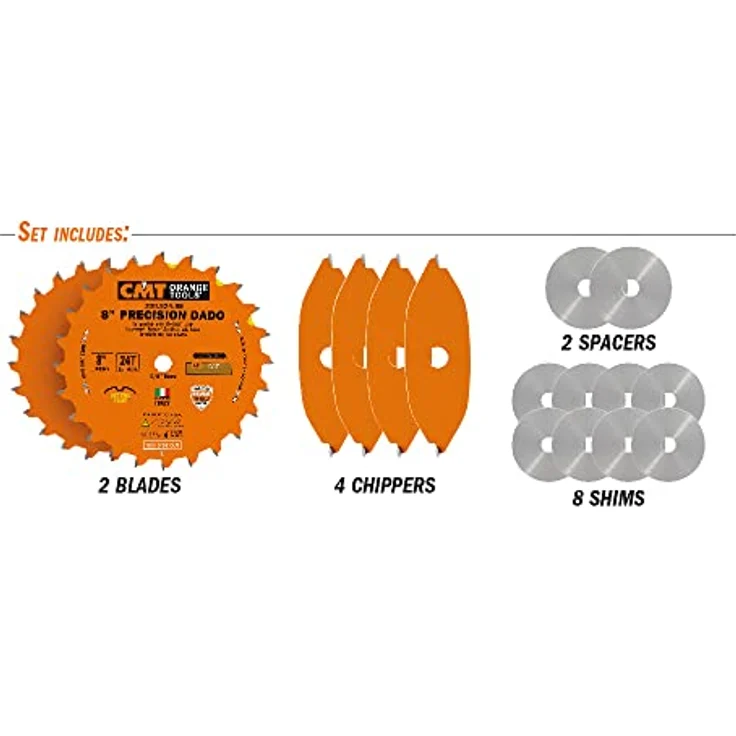 CMT ORANGE TOOLS PRÄZISIONSDADO D=150x3,2x15,87 Z=20 FTG+ATB, splitterfreies Kreissägeblatt für Holz und Melamin, rückschlagarmes Design – Bild 5