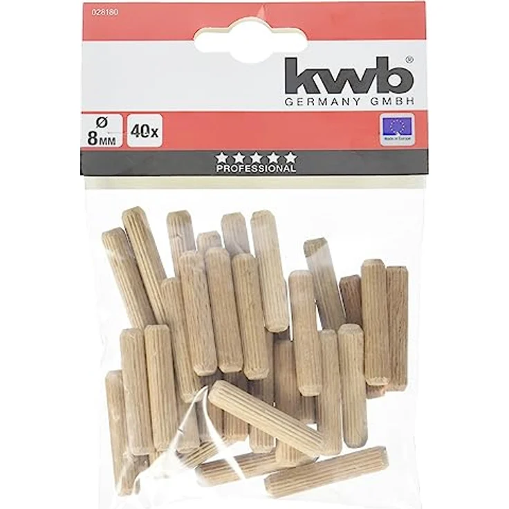 Holzdübel-Satz 8 x 40 mm 40 Stk. – Bild 4