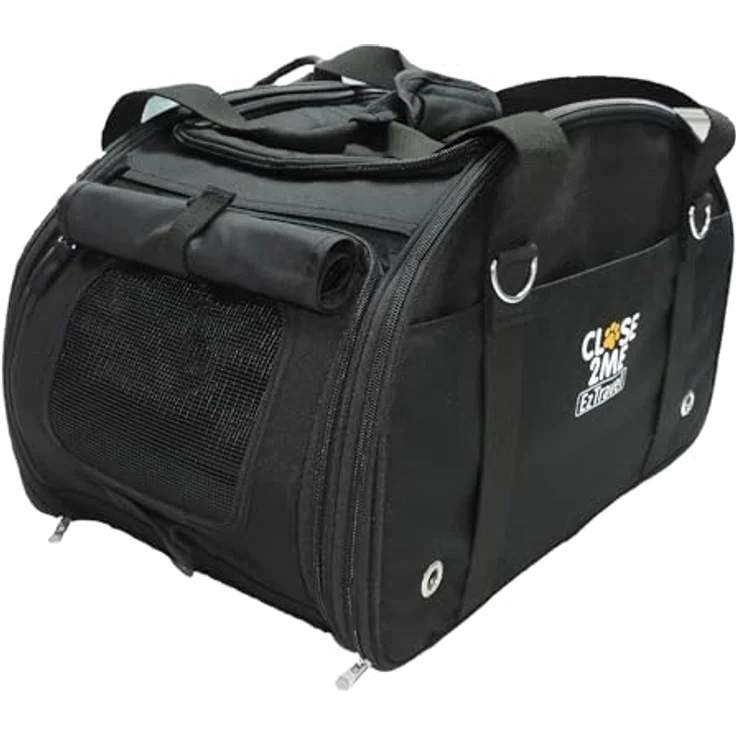Eichhorn Kinderwagen Close2Me PetRider, Tiertransportbox mit Fahrgestell, belastbar bis 25 kg, inklusive DeluxeTragetasche und Regenschutzbezug – Bild 5