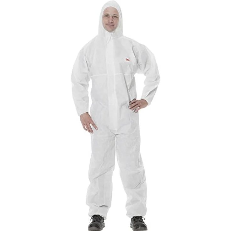 3M 4515W3XL Schutzanzug 4515, Typ 5, EN 13034, 50 g/m², atmungsaktiv, Weiß, Größe XXXL – Bild 2