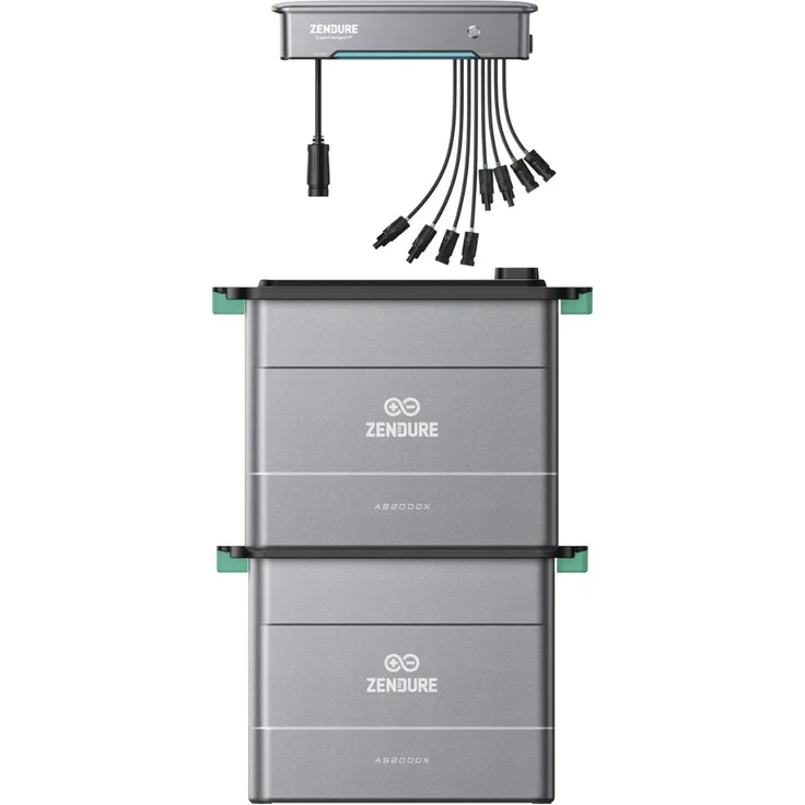 Zendure Hyper 2000, Solarspeicher mit 2x AB2000X – 3,84 kWh Kapazität, Plug & Play Installation, LiFePO4 Technologie