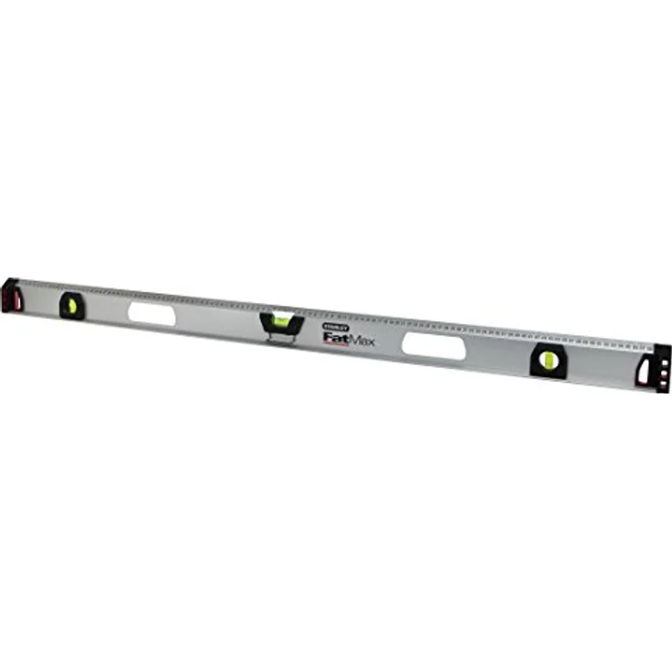 Stanley FatMax I-Profil Wasserwaage II (120 cm Länge, magnetisch, 2 vertikale Libellen-1 horizontale Libelle) 1-43-556 – Bild 3
