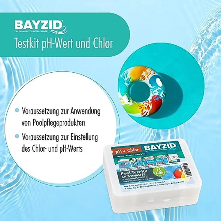 Test-Kit zur optimalen Messung des Chlorgehalts und pH-Werts – Bild 3