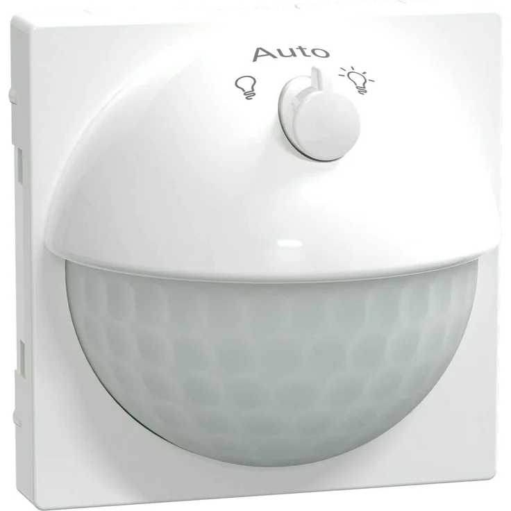Merten Sensor-Modul Bewegungsmelder aws/gl UP Syst.M, 12 m Reichweite, 180° Erfassungsbereich, Unterputzmontage, integrierter Lichtfühler – Bild 1