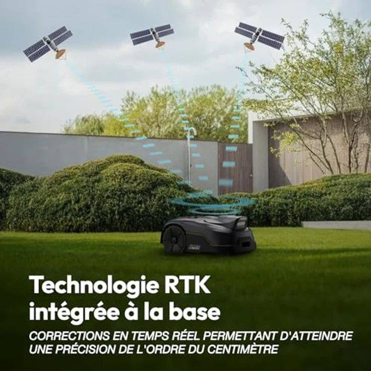 SUNTEK SRM3050 RTK+Vision+TOF Mähroboter, Kabellose Präzision mit App-Steuerung, Multizonen-Management, Hinderniserkennung für 500 m² – Bild 7