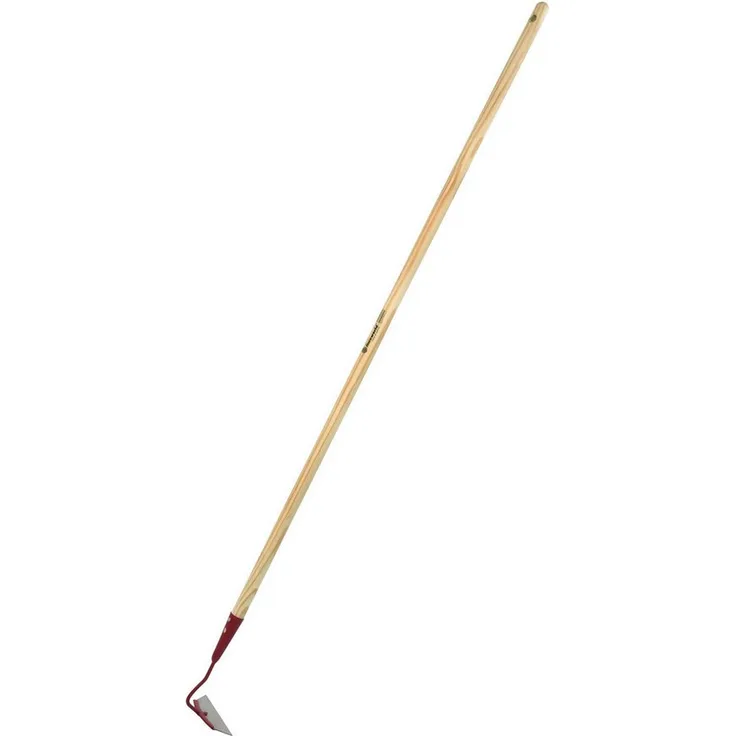 Floraworld Gartenhacke, Rübenhacke Pulverbesch. Stahl 16 cm mit Stiel, Kiefernholzstiel