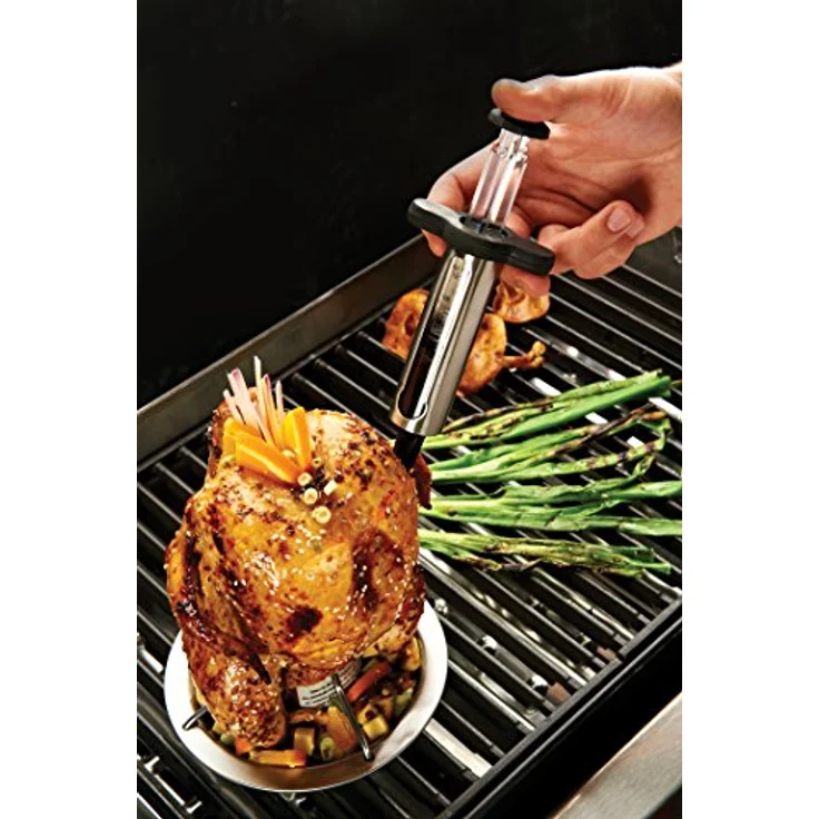 Broil King Grill-/Grillzubehör, Marinadenspritze, edelstahl, 5 x 5 x 5 cm, 61495 – Bild 6
