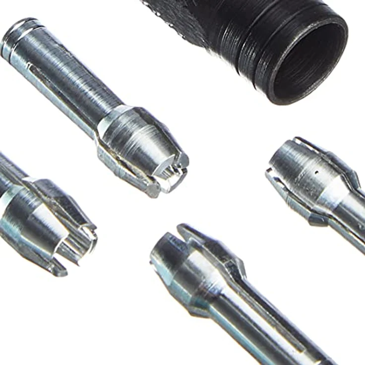 Dremel 4485 Spannzangen--Zubehör Set (mit Spanmutter und 4 Spannzangen (0,8 - 1,6 - 2,4 - 3,2 mm) zum Aufspannen von Werkzeugen) – Bild 3