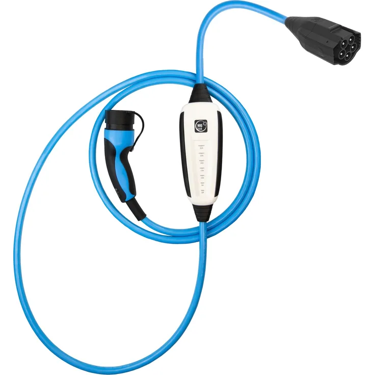 NRGkick Elektroauto Ladestation 32A Pure GSM/GPS/SIM Standard 7,5m WLAN (Typ 2, 22 kW)