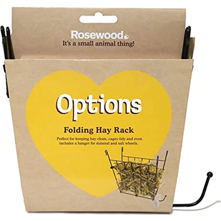 Rosewood Options Faltbarer Draht-Heuhalter für Kleintiere