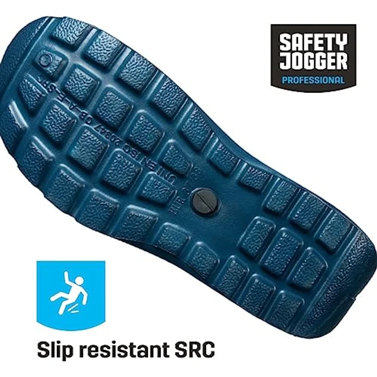 Safety Jogger Clog OXYVA OB Sicherheitsschuh wasserdicht, leicht und rutschhemmend, schwarz – Bild 3