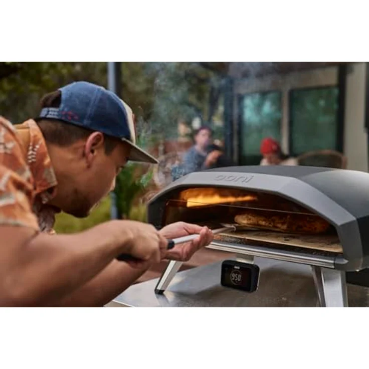 Ooni Koda 2 Pro, Gas Pizzaofen mit Bluetooth-fähigem Ooni Connect™ Digital Temperature-Hub, 500 °C Hitze, Glasvisier, großzügige Kochfläche – Bild 9