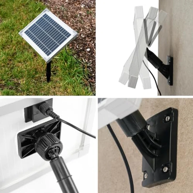 Esotec Solar-Teichpumpenset Professional, 420 l/h mit Trockenlaufschutz, 6Wp, inkl. 4 Sprinkleraufsätzen und 5 m Kabel – Bild 5