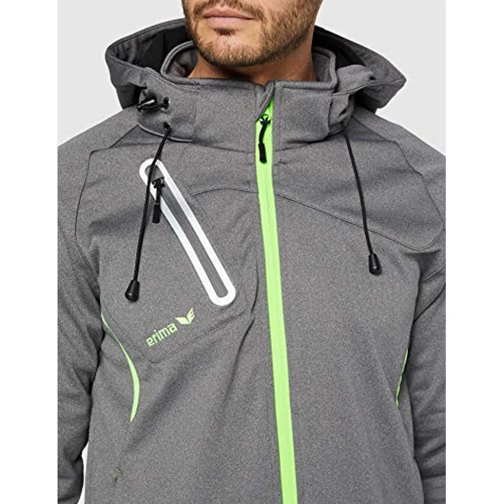 Erima Softshelljacke Herren Softshelljacke Function, wasserabweisend und atmungsaktiv – Bild 4