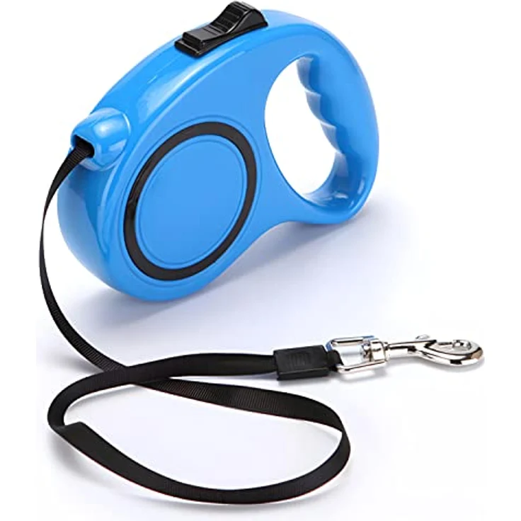 Retoo Rollleine Hundeleine 3m für kleine & große Hunde, Flexibles Band für Rechts Spaziergänge, Dog Leash, Bequemen Griff, Gurt-Leine, Robuste Ausziehleine fürs Gassigehen Roll-Leine Hochwertige Leine – Bild 2