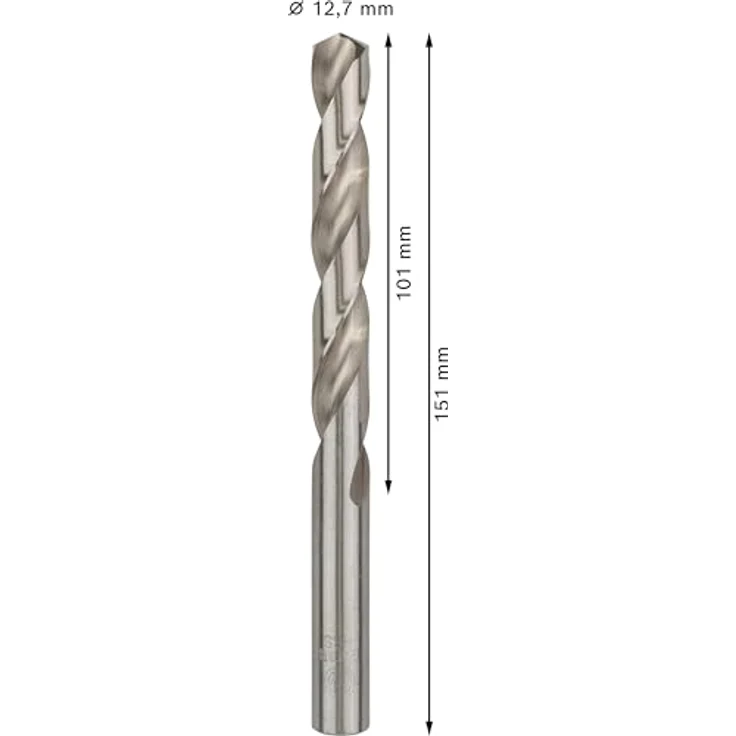 Bosch Professional Metallbohrer HSS-G geschliffen (5 Stück, Ø 12,7 mm) – Bild 4