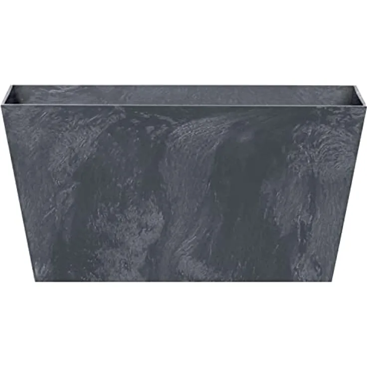 Maceta TUBUS CASE BETON EFFECT 38,6L., dimensiones (mm) 600x324x300, color Antracita