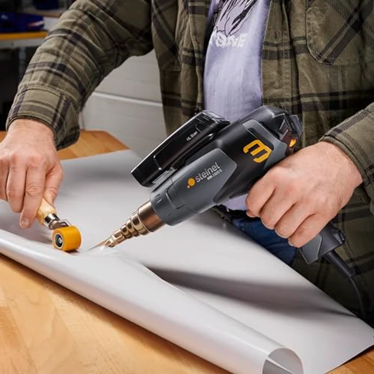 Steinel 74715 Breitschlitzdüse, aufsteckbar auf 14 mm Reduzierdüse, ideal für das Schweißen von Kunststofffolien und -planen – Bild 2