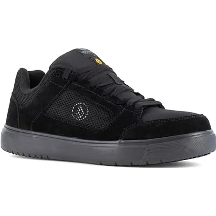 Volcom Sicherheitsschuhe Sicher-Halbschuh S3 VM30232S3S, Schwarz, Gr. 43, ESD, rutschfeste Außensohle, Wildleder und Mesh