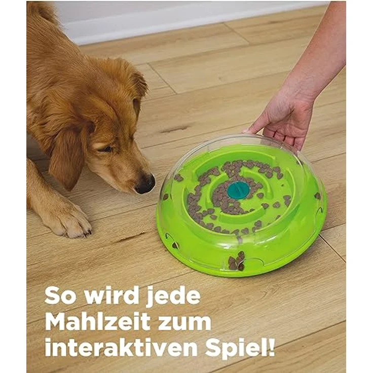 Outward Hound Nina Ottosson Wobble Bowl - Intelligenzspielzeug/Anti-Schling-Napf für Hunde - interaktiv – Bild 5