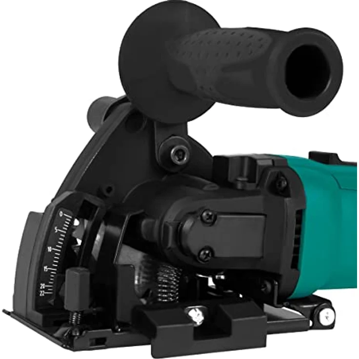VONROC Mini-Kreissäge/Tauchsäge 500W – Ø85mm – Mit Führungsschiene – Variable Drehzahl – Inkl. 3 Sägeblätter – Bild 4