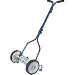 Amazon Basics Spindelmäher mit Grasfangkorb, 14-Zoll (35,6 cm), 4-Klingen, blau