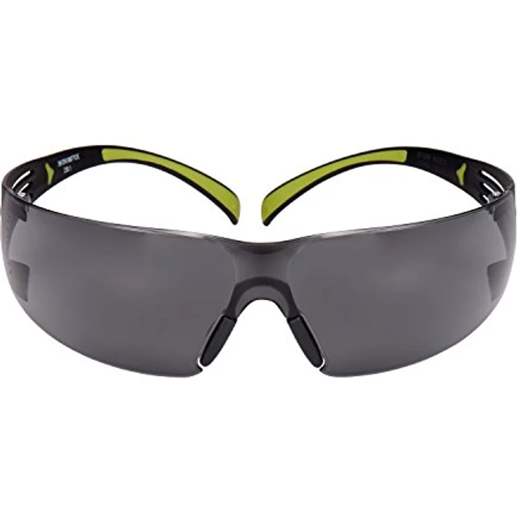 3M Schutzbrille SecureFit 400 UU001467859 Schwarz, Grün – Bild 2