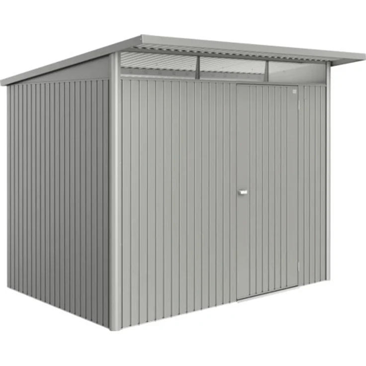 Biohort Gartenhaus AvantGarde Eco A5 Standardtür 260 x 220 cm quarzgrau-metallic, mit Ordnungssystem und 20 Jahre Garantie