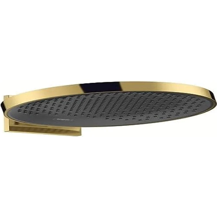 hansgrohe Rainfinity Kopfbrause 360, Duschbrause mit PowderRain Strahlart, poliertes Gold-Finish, 21 l/min – Bild 1