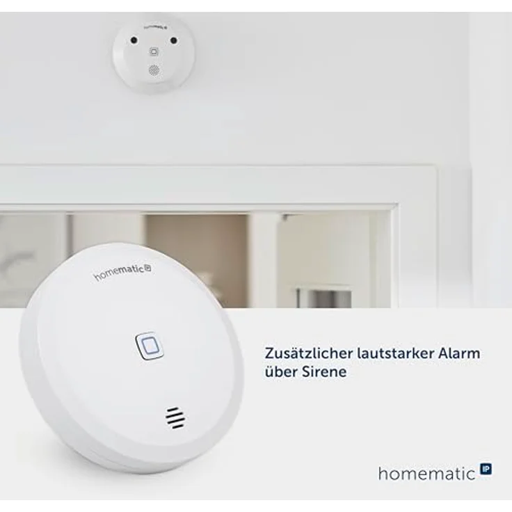 Homematic IP Smart Home Wassersensor 160017A0, zuverlässiger Wassermelder mit Sirenenalarm und Push-Benachrichtigung, batteriebetriebene Sicherheit für innen und außen – Bild 5
