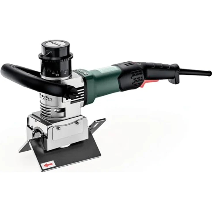 Metabo Metall-Kantenfräse KFMV 17-15 F, präzise Fasenhöhen bis 15 mm, Vario-Tacho-Constamatic, werkzeuglose Frästiefeneinstellung – Bild 1