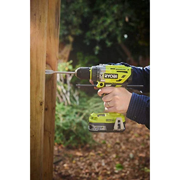 Ryobi 5133003941 Schlagbohrschrauber (18 V,Schlagbohrfunktion, ohne Akku,Schnellspannbohrfutter,LED-Beleuchtung) R18PD7-0 – Bild 2