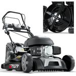 ONBEST TXC-3646 Rasenmäher Benzin 46 cm 4,9 PS Tornado X-Cut Sograd, vielseitige 5-in-1 Funktion