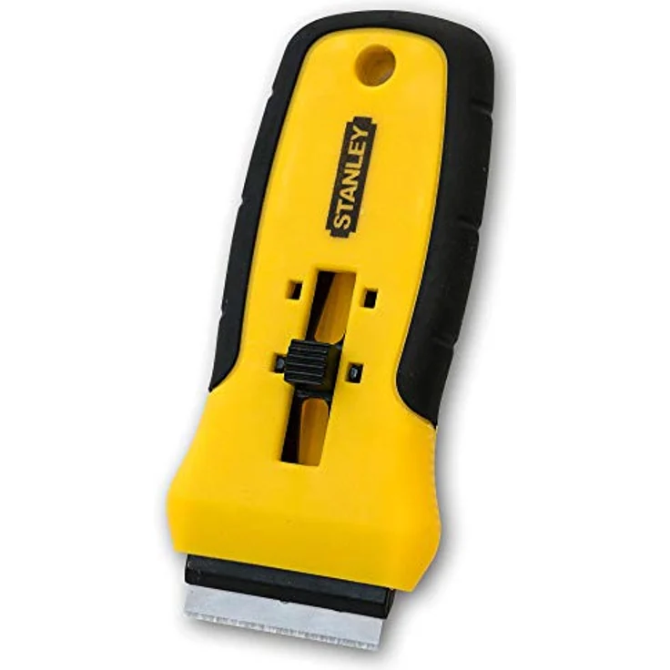 Stanley 0-28-217 Glasschaber, mit weichem Griff, einschließlich 5 Klingen, Werkzeug - Stanley – Bild 2