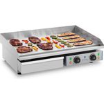 Royal Catering Elektrogrill RCEG-75, 2 x 2.2 kW, Edelstahl, 72.5 cm, glatt