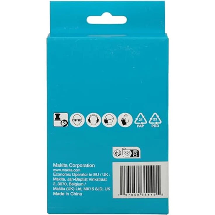 Makita Netzschleifmittel 80x130 mm A180, mittlere Körnung aus weißem Aluminiumoxid mit Klett-Aufnahme – Bild 5