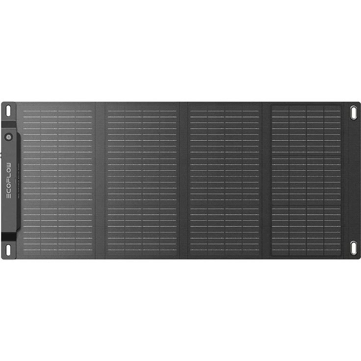 EcoFlow 28W tragbares Solarpanel, monokristallin, wetterbeständig, 1.20 kg, faltbar für Camping und Outdoor-Aktivitäten