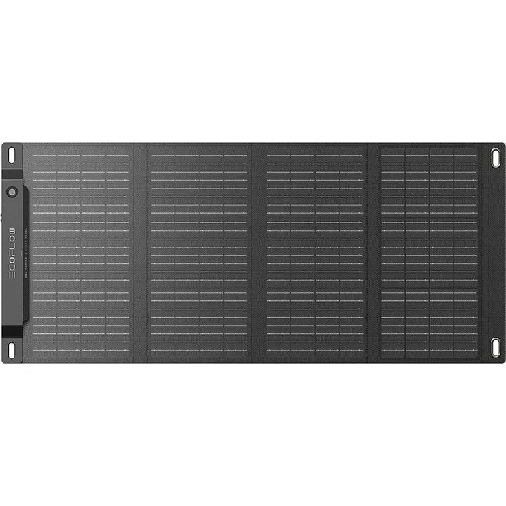 EcoFlow 28W tragbares Solarpanel, monokristallin, wetterbeständig, 1.20 kg, faltbar für Camping und Outdoor-Aktivitäten