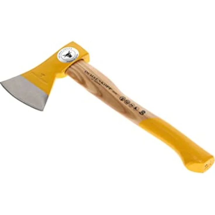 Ochsenkopf Forstbeil, Polierte Schneide, Robustes Eschenholz, 38 cm, 1,1 kg – Bild 2