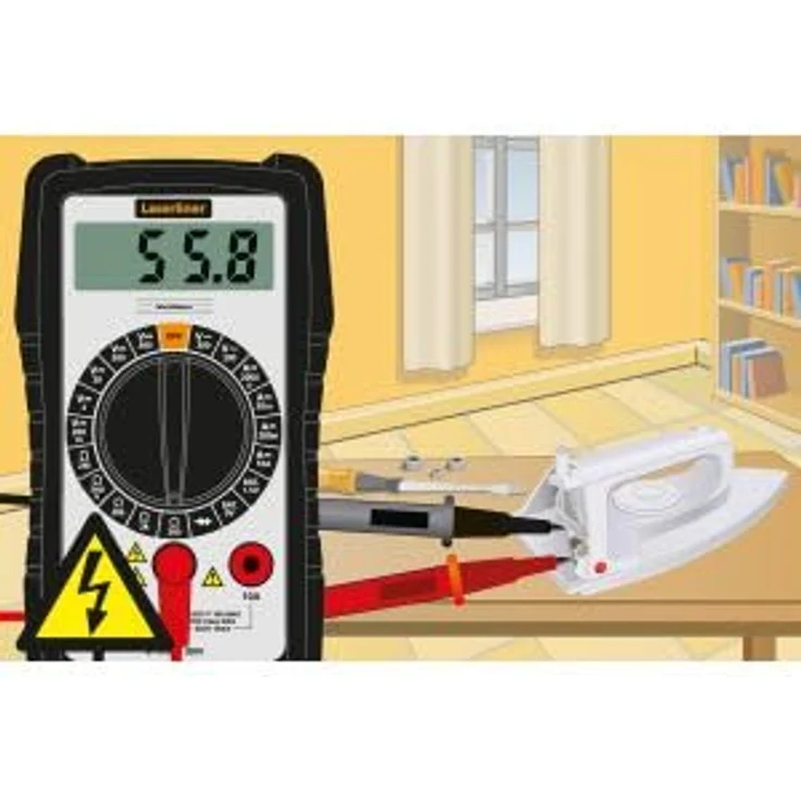 LASERLINER Spannungsprüfer Laserliner MultiMeter Hand-Multimeter, nachhaltige Konstruktion, präzise Messungen, gut ablesbares Display – Bild 4