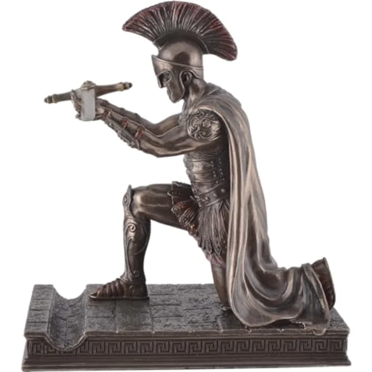 Veronese 708-7407 Brieföffner römischer Zenturio kniet mit Schwert Skulptur Figur Rom Legion – Bild 6