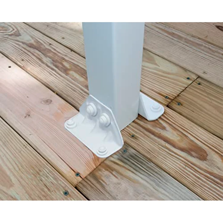 Palram Canopia Olympia Terrassenüberdachung 3x6 - Gestell aus Alumiuium & 16 mm Polycarbonat - Terrassendach Für den Ganzjährigen Gebrauch Geeignet, Weiß, 619 x 295 x 305 cm – Bild 4