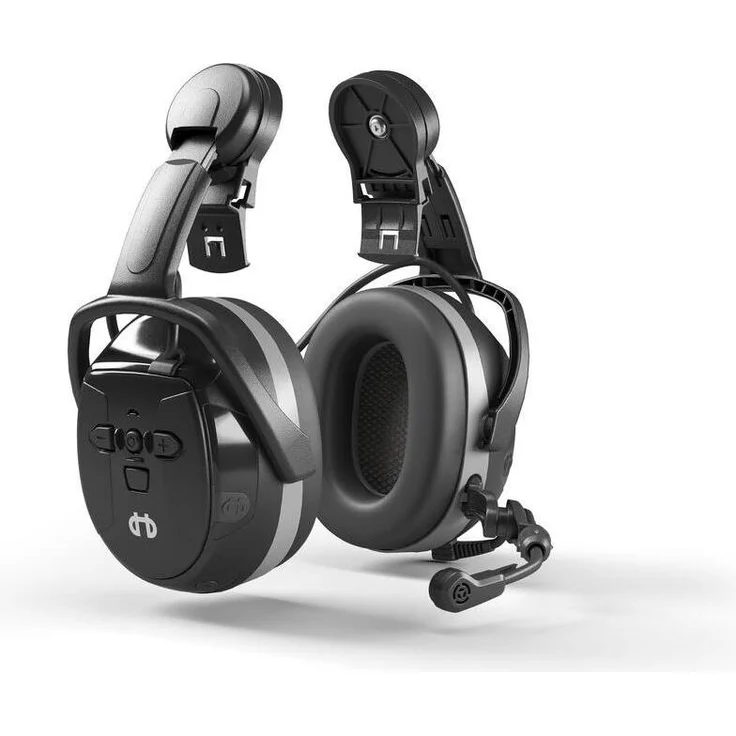 Hellberg Xstream 48100-001, Gehörschutz für Helm mit Bluetooth für Musikstreaming und eing gebautem Sprachmikrofon