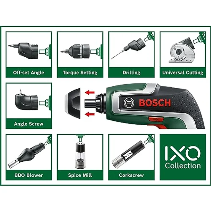 BOSCH Akku-Schrauber IXO 7 Set, mit 20 % höherem Drehmoment, blau – Bild 6