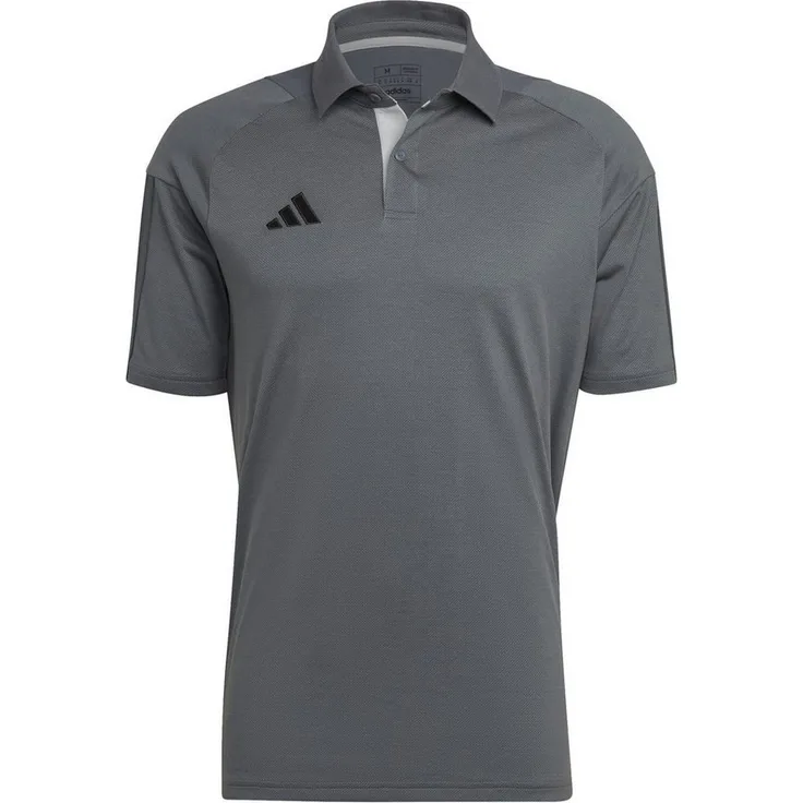 adidas Performance Herren Poloshirt Tiro 23 Competition Polo, Kragen mit 2er-Knopfleiste, blau